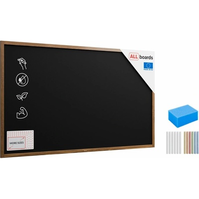 Allboards TB2012 tabule černá křídová v dřevěném rámu 200 x 120 cm
