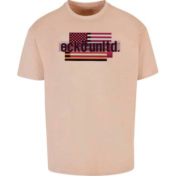 Ecko Unltd Тениска ECKOTS1154M FLAG T-Shirt wet sand XXLUB-ECKOTS1154M-03872 - Черен, размер L