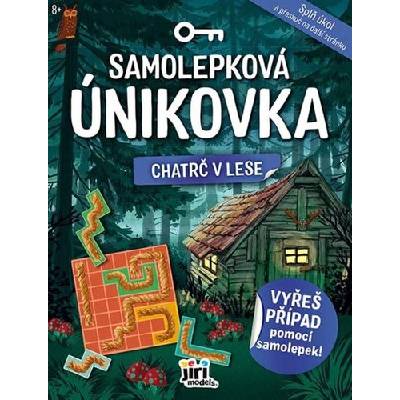 Samolepková únikovka Chatrč v lese