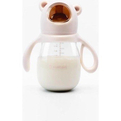 Kidnort kojenecká lahev Jordbaer béžová 300 ml