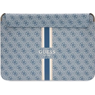 GUESS Guess 4G Printed Stripes калъф за лаптоп, 16", син