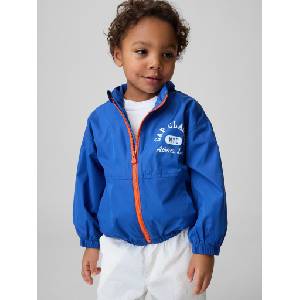 GAP Бебешко непромокаемо яке с лого Windbreaker GAP GAP | Sin | Момчешки | 3 години