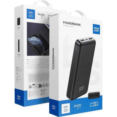 Blue Star 20000 mAh black