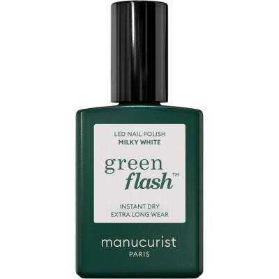 Manucurist Gélový lak na nechty Green Flash ™ LED Nail Polish 15 ml Milky White