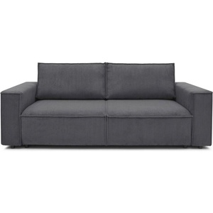 Bobochic Тъмносив диван от велур 245 cm Nihad - Bobochic Paris (100835)