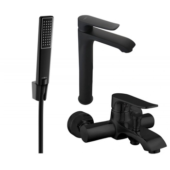 Mexen Pecos Комплект за вана R72, черен - 72713R72-70 (72713R72-70)