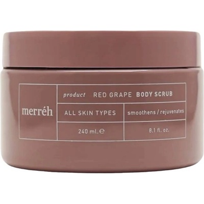 Merréh Red Grape Скраб за тяло, 240 ml