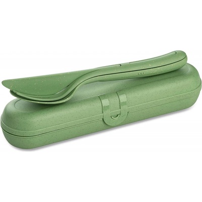 Sada příborů KLIKK READY, KOZIOL, zelená zelená