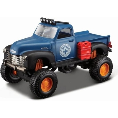 Maisto 1953 Chevrolet Pickup 4x4 Rebels Modrý 1:35