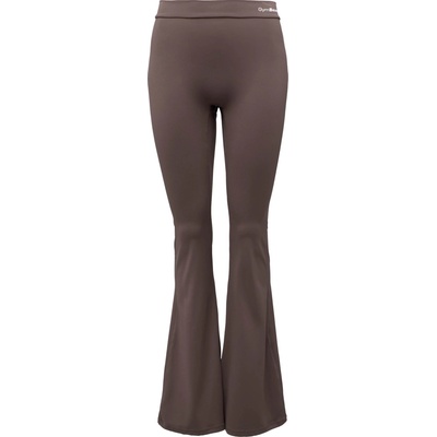 Dámské sportovní legíny GymBeam FIERCE V-BACK PANTS Hnědá