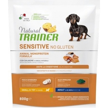 Trainer Natural Sensitive No Gluten Puppy & Jun Mini losos 0,8 kg