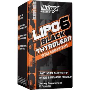 Nutrex Lipo 6 Black Thyrolean Ultra Concentrate | Thyroid Metabolic Formula [60 капсули]