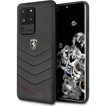 Ferrari Калъф Ferrari Heritage Quilted за Samsung Galaxy S20 Ultra, Black (KXG0010841)