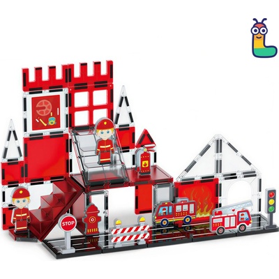 LELINO Magnetická stavebnica Fantasy Fire Control 48ks