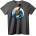 NOONEBRAND Тениска Бейзбол Върколак - 6XL, Black