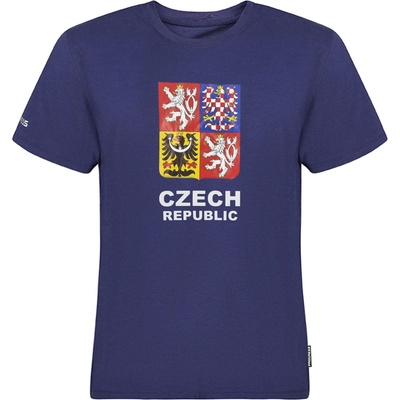 Progress CZ Tshirt Man tmavo modrá