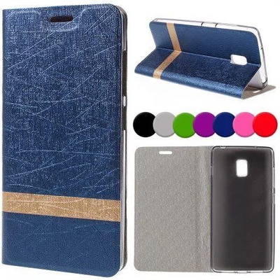 Lenovo Vibe P1 Wallet Кожен Калъф и Протектор