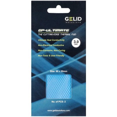 Охладител GELID SOLUTIONS GELID GP-ULTIMATE 90 x 50 THERMAL PAD, Value Pack (2pcs included): 3 mm, (TP-VP04-E)