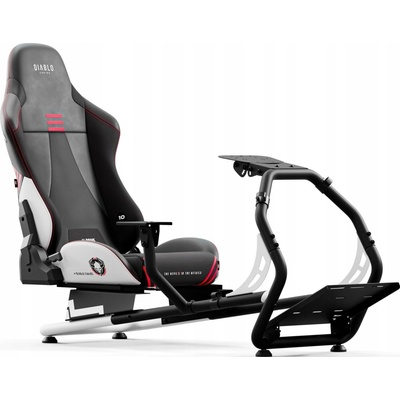Diablo Chairs X-Drive čierno-biele