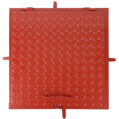 Poklop MC50, 500x500 mm, kanálový, bordový, max. 150 kg