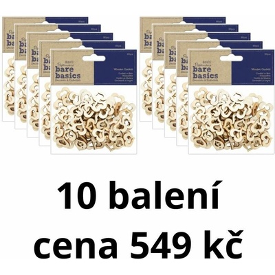 WEST DESIGN West Design Srdce - dřevěné dekorace 1000 ks