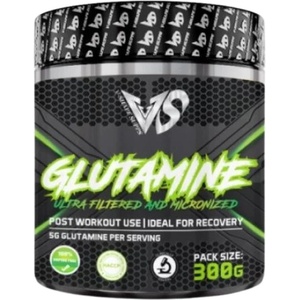 V-Shape Supplements L-Glutamine | Micronized Ultra-Filtered [300 грама] Синя малина