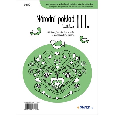 Národní poklad hudební III. - 35 lidových písní pro zpěv a klavír