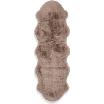 Think Rugs Светлокафява синтетична пътека 60x180 cm Super Teddy - Think Rugs (SUPTEDMNK60180SH)