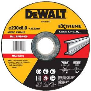 DEWALT - Шлифовъчен диск за метал 230x22, 2 мм DT43919 (DT43919)