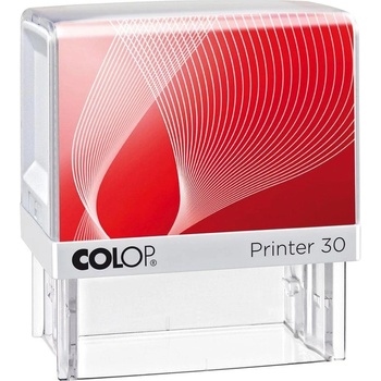 Colop Печат Printer 30, правоъгълен, 18 x 47 mm, син (1085120032)