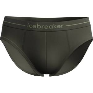 Icebreaker Мъжко мериносово термобельо Icebreaker Anatomica Briefs Merino base layer - Dark Loden - размер XXL (015-0434-3315)