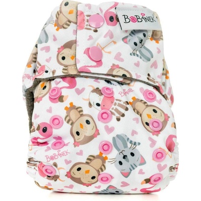 Bobánek Novorodenecká AIO PAT Ružové zvieratká