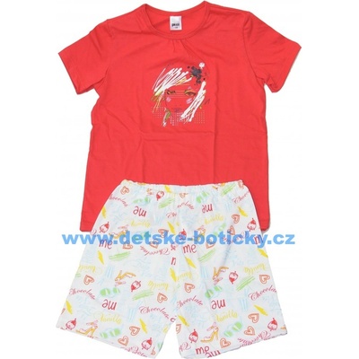Pleas dětské pyžamo červená