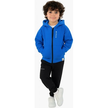 Chlapčenská mikina na zips Alan svetlo sivá/melange