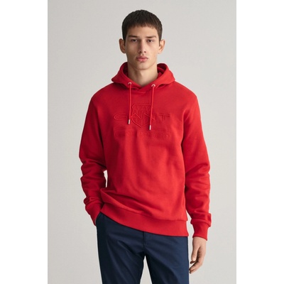 GANT REG TONAL SHIELD hoodie červená