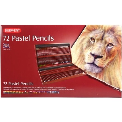 Derwent sada 72 pastelov v ceruzke drevený box