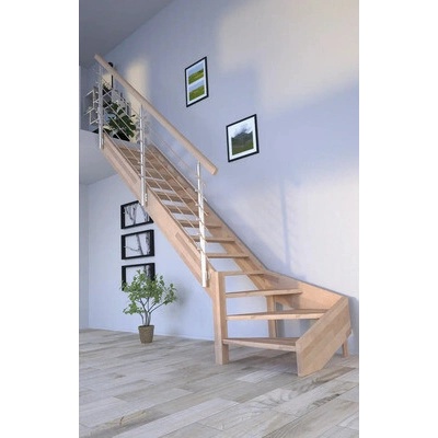 Pertura Notos Lepené drevo buk bez podstupníc buk 1/4-stočené dole vľavo 97 cm 13/14