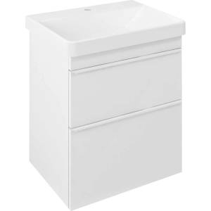 SAPHO Sitia - Шкаф за мивка 70x56x44 см, 2 чекмеджета, бял мат SI060-3131 (SI060-3131)