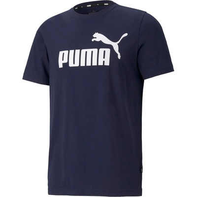 Puma ESS Logo Tee 586666-06 modré