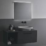 Ideal Standard i. life B 40 см стенен страничен шкаф, матово кварцово сиво (T5323NG)