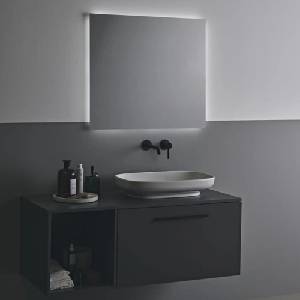 Ideal Standard i. life B 40 см стенен страничен шкаф, матово кварцово сиво (T5323NG)