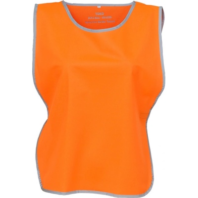 Yoko vesta HVJ259 Hi-Vis Tabard výstražná hi vis oran oranžová fluorescent