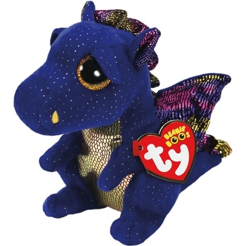 TY Toys Плюшена играчка TY Toys - Дракон Saffire, 15 cm (TY36879)
