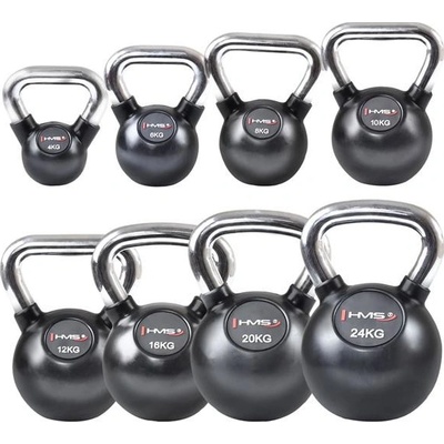 HMS KGC Kettlebell s chromovaným úchopem 20 Kg