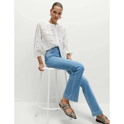 Marks & Spencer Сини дамски дънки с висока талия Marks & Spencer Marks & Spencer | Sin | ЖЕНИ | 29/34