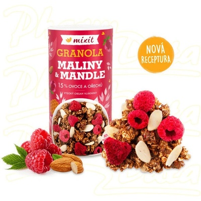 Mixit Granola Maliny&mandle 440 g – Zbozi.Blesk.cz