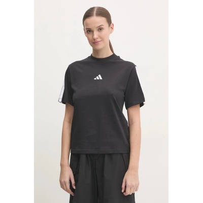 adidas Bavlnené tričko Essentials dámske JM2393 čierna