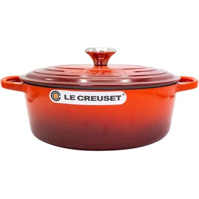 Le Creuset Le Creuset тенджера Signature, овална, 27cm, Cherry, Печене (21178270602430)