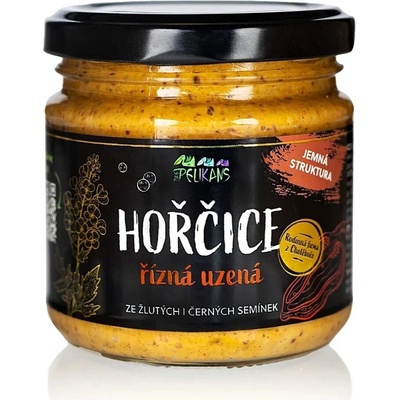 The Pelikans Hořčice řízná Uzená paprika 170 g