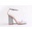 Chic Сандали Chic Women's Open Toe Block Heeled Sandal - Silver